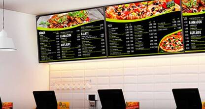 Menu Board de LG: flexibilidad y actualización en tiempo real