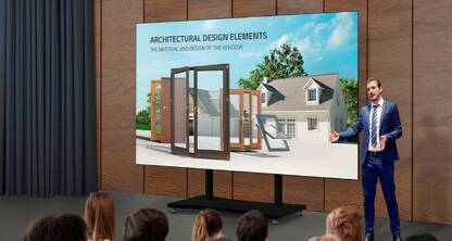 Pantalla LED todo en uno con altavoz incorporado