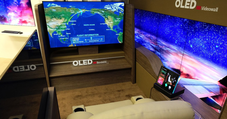LG Display incorpora OLED curvos y flexibles en cada parte de su vida