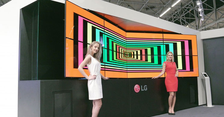 LG presenta un innovador Oled Digital Signage 