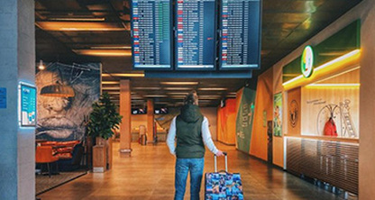 El valor post-COVID de la señalización digital en los aeropuertos