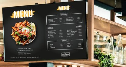Revitaliza tu presentación de menús: descubre cómo la cartelería digital resuelve desafíos comerciales cotidianos