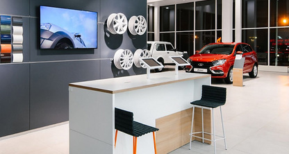 Señalización digital para concesionarios de automóviles