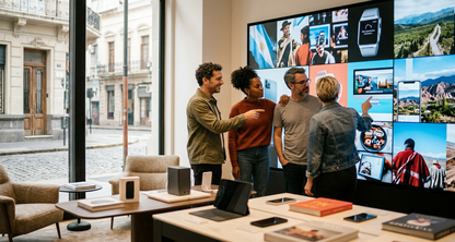 Video wall en recepciones y retail: guía para mejorar la experiencia y comunicación visual