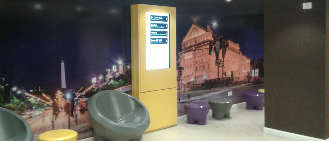 Pantallas Individuales y Tótems